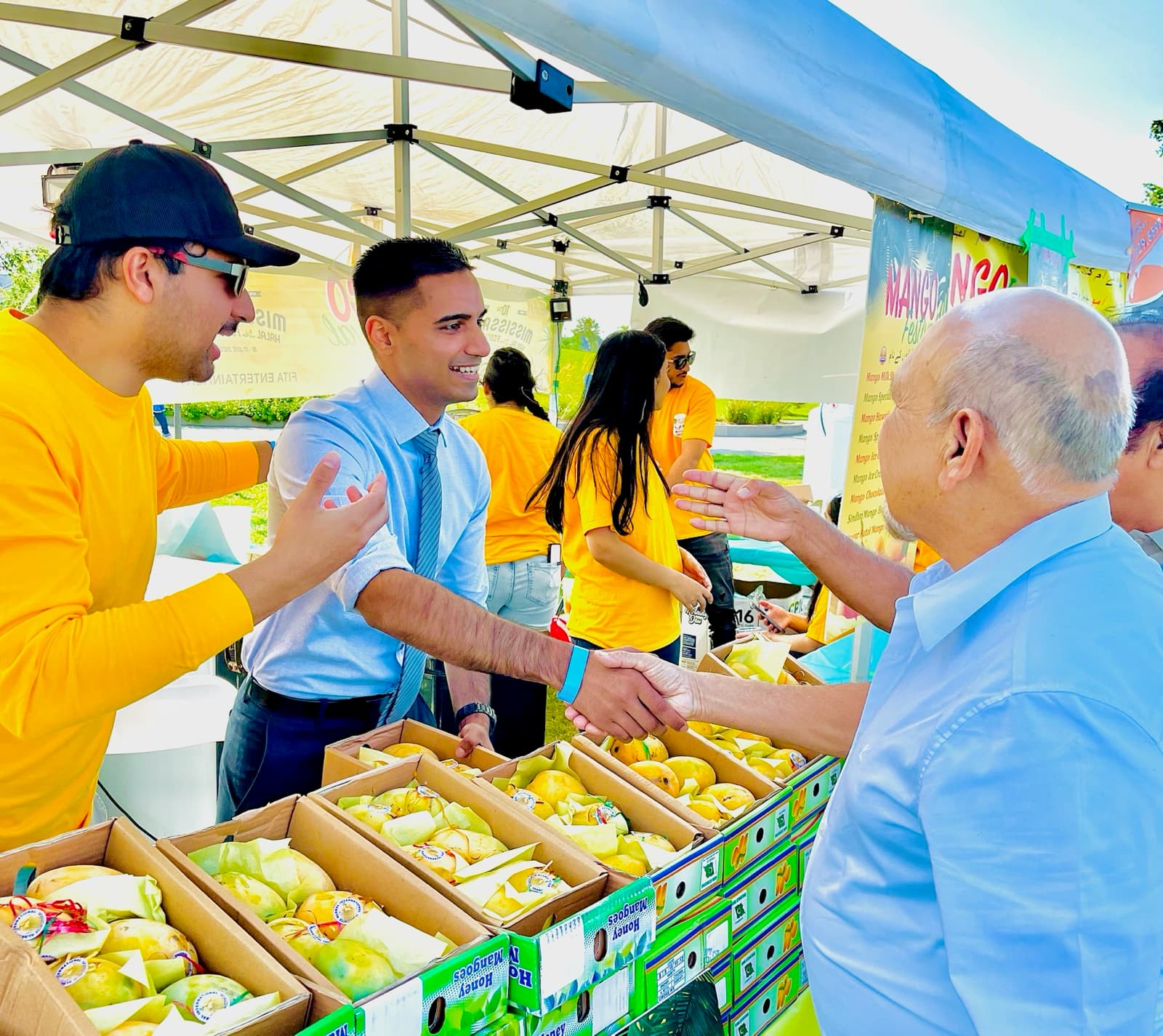 Adil Khalqi at a Milton gathering